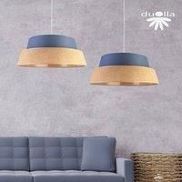 Duolla Galaxy Soft Nature hanging light, blue/brown