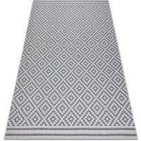 RugsX Flat Rug in Grey | Size: 200 cm x 290 cm