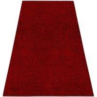 RugsX Wall-To-Wall Eton Rug in Red | Size: 300 cm x 500 cm