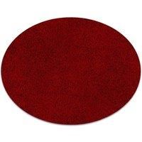 RugsX Round Eton Rug in Red | Size: 170 cm diameter