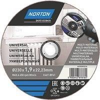 Norton Cutting Disc 9" (230mm) x 1.9 x 22.23mm 3 Pack (939FK)