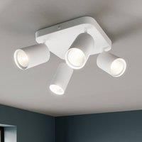 Nowodvorski Lighting Ceiling lamp Eye Spot 4-bulb square, white