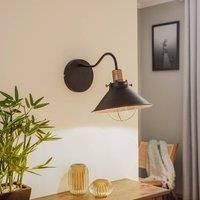 Nowodvorski Lighting Garret I wall light in dark brown/copper