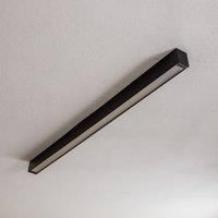 Nowodvorski Lighting Ceiling lamp Straight black 122 cm