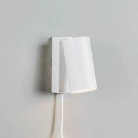 Nowodvorski Lighting Mono I wall spotlight with a plug, white
