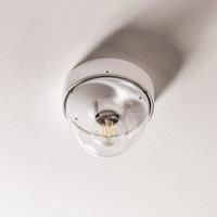 Nowodvorski Lighting Nook ceiling light with clear lampshade, white