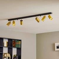 Nowodvorski Lighting Eye Spot 6-bulb downlight, black/brass