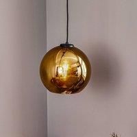Nowodvorski Lighting Polaris pendant light, mirrored glass, gold