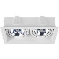 Nowodvorski Lighting Mod II recessed downlight, two-bulb, white