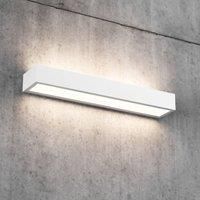 MCJ Mera LED wall light, width 40 cm, white, 3,000 K