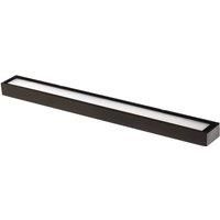 MCJ Mera LED wall light, width 80 cm, black, 3,000 K