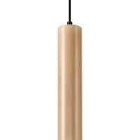 BOHO Pendant Lamp LINO 1 Wood Natural Wood GU10 LED SOLLUX LIGHTING Living room
