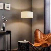 Duolla Essex hanging light, textured fabric, gold