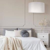 Duolla Dorset hanging light made of fabric, white