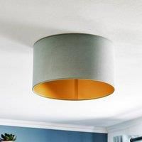 Duolla Golden Roller ceiling lamp 40cm mint green/gold
