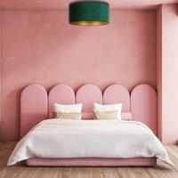 Duolla Golden Roller ceiling lamp 60 cm dark green/gold