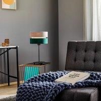 Golden Duo table lamp grey/green/gold height 50 cm