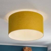 Euluna Pastell Roller ceiling lamp 60 cm yellow