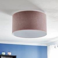 Duolla Pastell Roller ceiling lamp 45cm pink