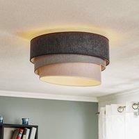 Duolla Pastell Trio ceiling lamp 45cm in 3 grey tones