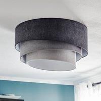 Duolla Pastell Trio ceiling lamp 60 cm in 3 grey tones