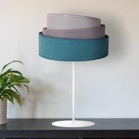 Duolla Pastell Trio table lamp turquoise/grey 50 cm high