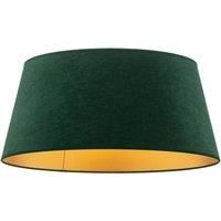 Duolla Cone lampshade height 22.5 cm, dark green/gold