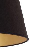 Duolla Cone lampshade height 25.5 cm, black/gold