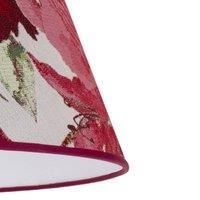 Duolla Sofia lampshade height 26 cm, floral pattern red