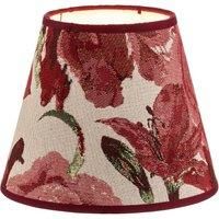 Duolla Sofia lampshade height 15.5 cm, floral pattern red