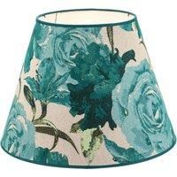 Duolla Sofia lampshade height 26 cm, floral turquoise