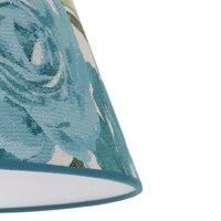Duolla Sofia lampshade height 15.5 cm floral turquoise