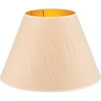 Sofia lampshade height 31 cm, white/gold streaks