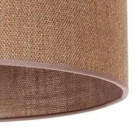 Duolla Roller lampshade, light brown 50cm height 24cm