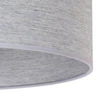 Roller lampshade, grey, 13 cm, height 15 cm