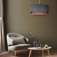 Duolla Boho pendant light 45 cm 1-bulb sage green/jute