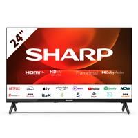 Sharp 1T-C24FH2KL2AB 24" HD Ready LED Smart TV Android HD Ready Chromecast Black