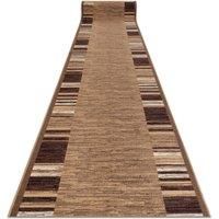 RugsX Anti-Slip Adagio Runner in Beige | Size: 120 cm x 440 cm