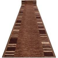 RugsX Anti-Slip Adagio Runner in Brown | Size: 110 cm x 220 cm