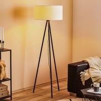 Euluna Corralee floor lamp in black and white
