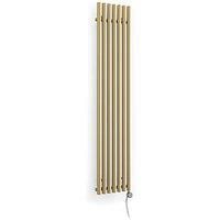 Terma Rolo Room E Brass Electric Designer Radiator 1800 x 370mm