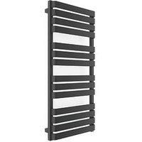 Terma Warp T One Electric Towel Rail Matt Black 1110 x 500mm