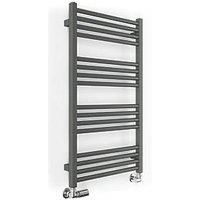 Terma Fiona Grey Flat Towel Warmer (W)500mm X (H)900mm