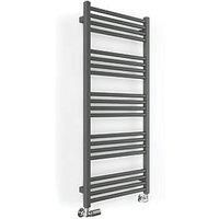 Terma Fiona Grey Flat Towel Warmer (W)500mm X (H)1140mm