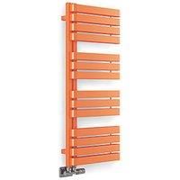 Terma Warp S Heated Towel Rail Matt Orange 1110 x 500