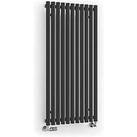 Terma Rolo Room Heban Black Designer Radiator 1200 x 590 mm