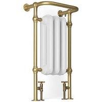 Terma Plain White Flat Towel Warmer (W)490mm X (H)900mm