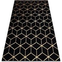 RugsX Gloss Rug in Black | Size: 120 cm x 170 cm