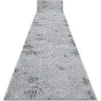 RugsX Structural Mefe Runner in Grey | Size: 150 cm x 400 cm