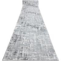 RugsX Structural Mefe Runner in Grey | Size: 120 cm x 310 cm